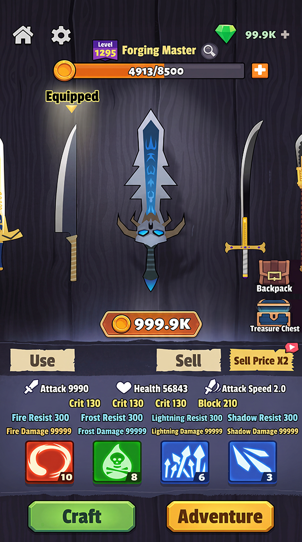 Forge Master - Epic battle scene